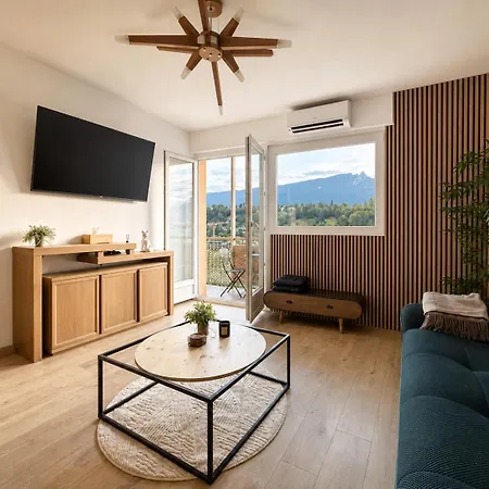 アパート Aix-les-bains, 64m2 Clim, Balcon, 2 Min Gare *