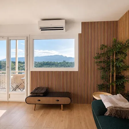 Aix-les-bains, 64m2 Clim, Balcon, 2 Min Gare * エクスレバン