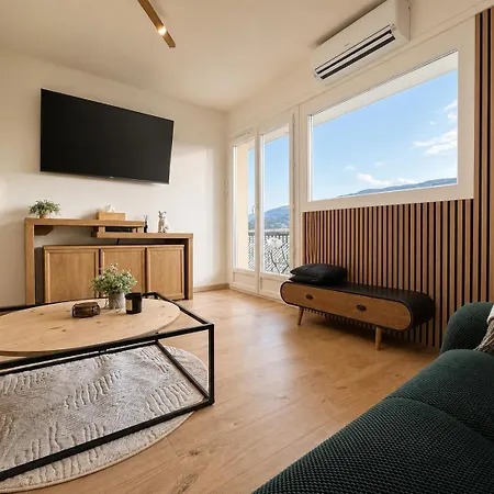 Aix-les-bains, 64m2 Clim, Balcon, 2 Min Gare *